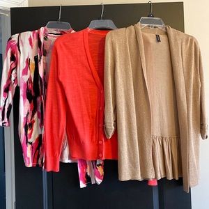 Three cardigan sweaters 🔥🔥🔥